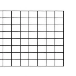 Yardworks 3' X 6' Black Welded Fence Panel