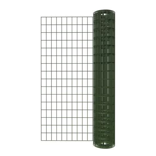 Yardworks 2' X 25' Green Vinyl-Coated Wire Fence -Yardworks shop 1712700 master