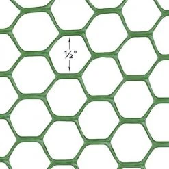 Yardworks 1/2" 2' X 25' Green Plastic Coated Poultry Netting -Yardworks shop 17130084