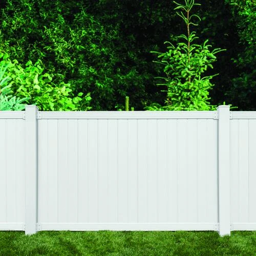 Yardworks® Belmont 4 X 6 White Privacy Vinyl Fence Panel 2 Yardworks® Belmont 4 X 6 White Privacy Vinyl Fence Panel - Image 2