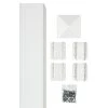 Yardworks® 4" X 4" X 8' White Vinyl Fence Fence Post Kit