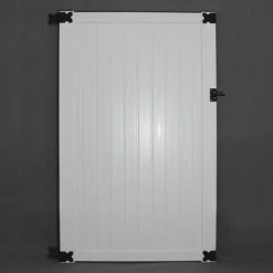 Yardworks® Belmont 6 X 3-6 White Vinyl Privacy Gate