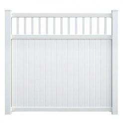 Yardworks® Belmont 6 X 6 White Spindle Top Vinyl Fence Panel