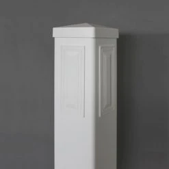 Yardworks® 5" X 5" X 8' White Vinyl Post Kit