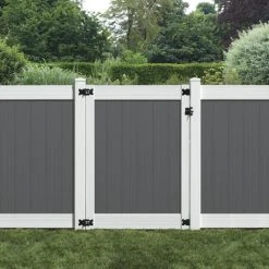 Yardworks® Richmond 6 X 4 Two-Toned Gray Vinyl Gate 5 Yardworks® Richmond 6 X 4 Two-Toned Gray Vinyl Gate -Yardworks shop 1728664 2 1