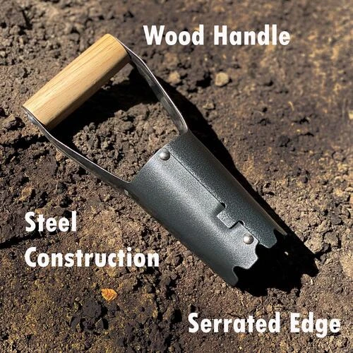Yardworks® Wood Handle Bulb Planter 3 Yardworks® Wood Handle Bulb Planter - Image 3