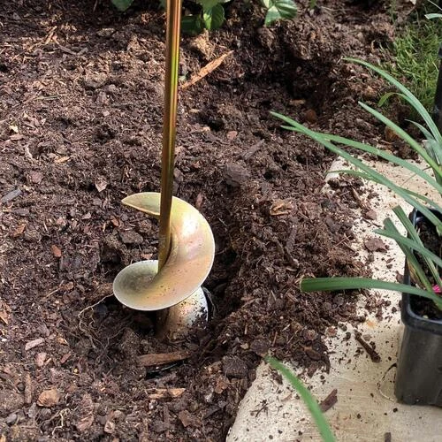 Yardworks® 24" Garden Auger 4 Yardworks® 24" Garden Auger - Image 4