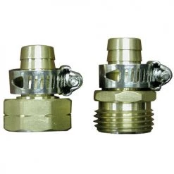 Yardworks® Heavy-Duty 5/8" Brass Coupling Hose Repair Kit