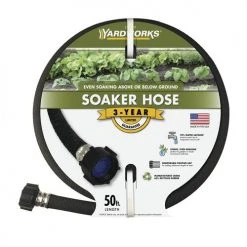 Yardworks® 50' Soaker Rubber Garden Hose