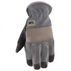 Wells Lamont® Men's Grey Large Synthetic Leather Work Gloves