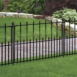 Yardworks 30 X 36 Teton Steel Fence Panel -Yardworks shop 854304S 1711236InUse